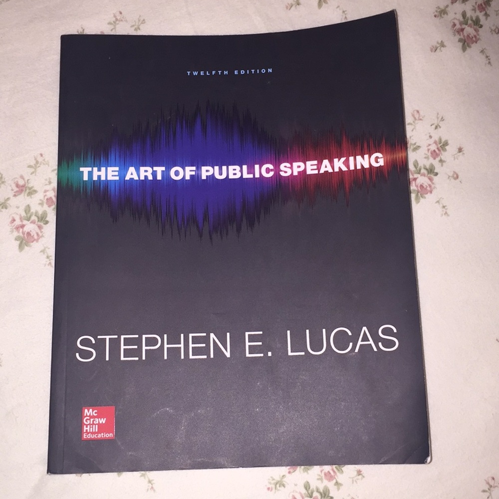 The art of public speaking by Stephen E. Lucas